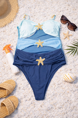 Ocean Star Cut-Out One-Piece Swimsuit