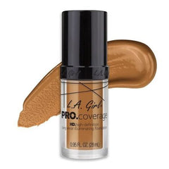 L.A. Girl PRO.Coverage HD Long Wear Illuminating Foundation – Warm Beige (28ml)