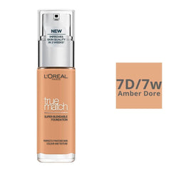 True Match Super Blendable Liquid Foundation (Golden Amber 7D7W)