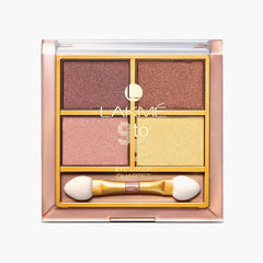 Lakme 9 to 5 Eye Color Quartet Eye Shadow, Desert Rose, 7g