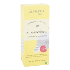 Mantra Herbal Vitamin C Serum With Hyaluronic Acid And Arbutin - 30ml