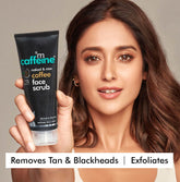 M Caffeine Coffee Face Scrub with Walnut for Fresh & Glowing Skin - 100 g