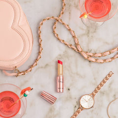 Lakme 9TO5 Primer + Matte Lip Color MR1 Red Letter, 3.6 g