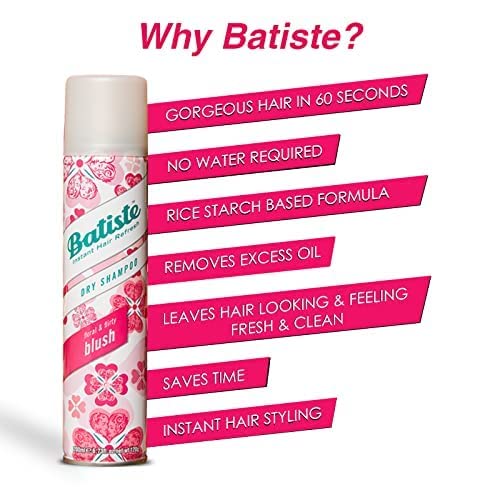 Batiste Floral & Flirty Blush  Dry Shampoo - 200ml