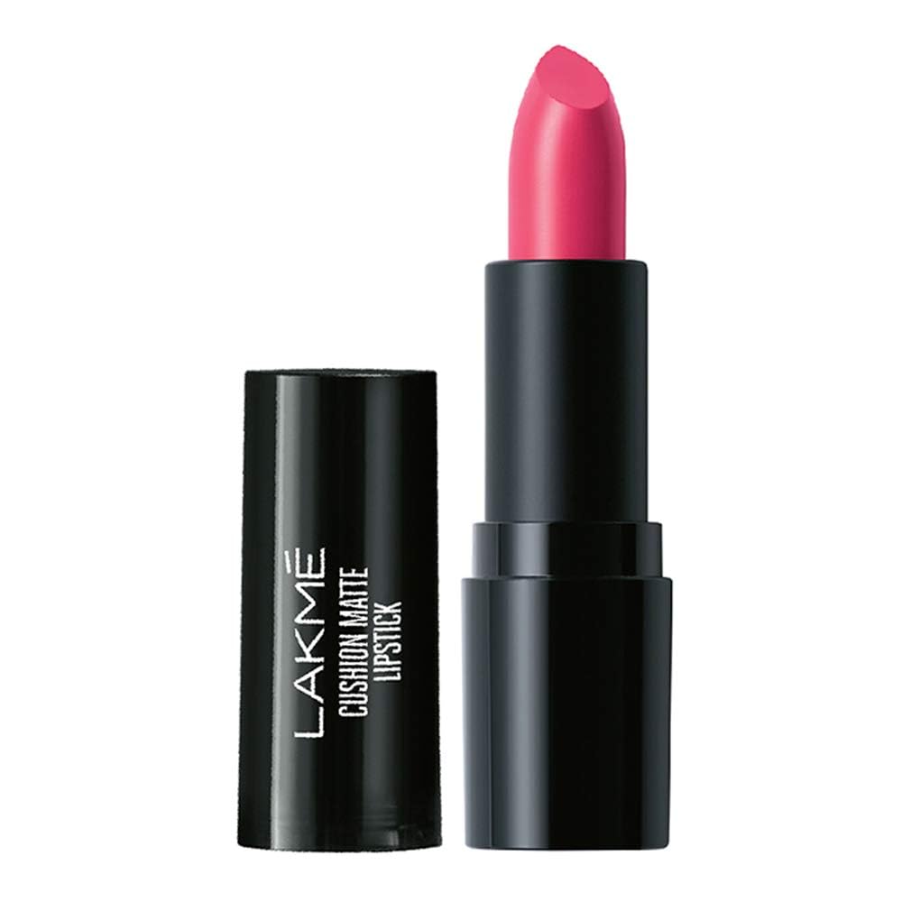 Lakme Cushion Matte Lipstick- CP8 Pink Geranium 4.5gm - Kunchals