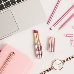 Lakme 9 To 5 Primer + Matte Lipstick – MR4 Roseatte Red 3.6gm