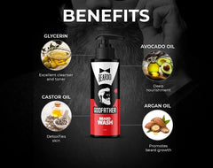 BEARDO GODFATHER BEARD FACE WASH - 100ML