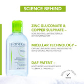 Bioderma Sébium Cleansing Water and Makeup Removing Solution - 100 ml