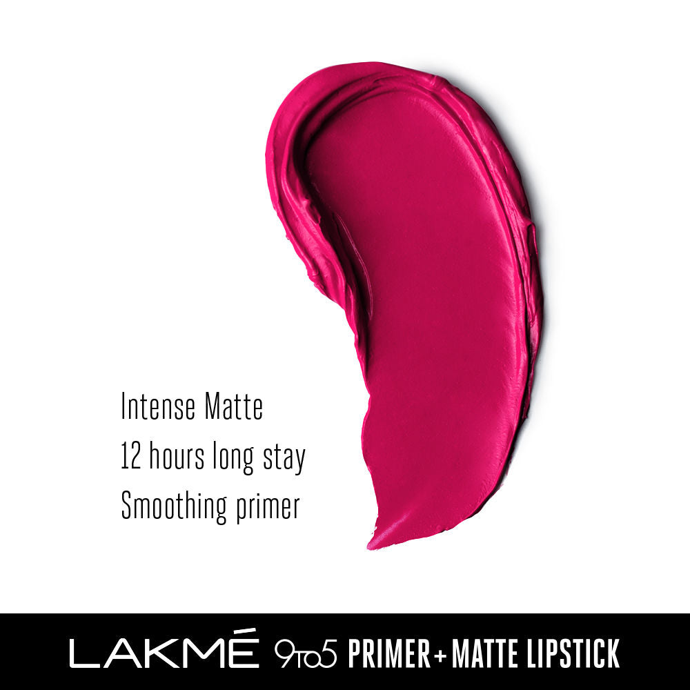 lakme primer matte lipstick