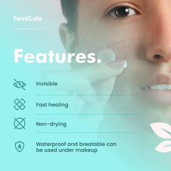 FemiSafe Acne Pimple Patch | 24 Invisible Waterproof 2% Salicylic Acid & Hydrocolloid Spot Acne Patches for Men & Women