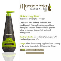 Macadamia Moisturizing Rinse - For All Hair Types, 1 L