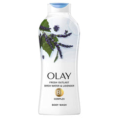 Olay Fresh Outlast Purifying Birch & Lavender Body Wash - 650ml