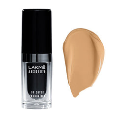Lakmé Absolute 3D Cover Foundation C280 Cool Tan - 15 ml