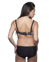 Eva Paris-Bra-Black Print-K66-2565