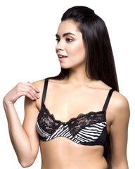Eva Paris Bra  Black+White K66-2525