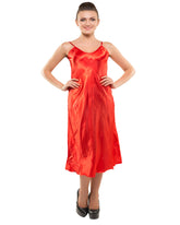 Eva Paris-2 Pes Set Nighty With Gawn Red Night Wear-K75-3347