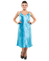 Eva Paris-2 Pes Set Nighty With Gawn Blue Night Wear-K75-3355