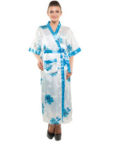 Eva Paris-2 Pes Set Nighty With Gawn Blue Night Wear-K75-3355