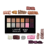 Lakme Absolute Infinity Eye Shadow Palette, Soft Nudes - 12 g
