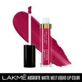 Lakme Absolute Matte Melt Liquid Lip Color - 132 Revenge Red - Kunchals
