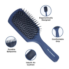 Mr. Barber Flat Mate Blue Paddle Brush - MB-PDL1