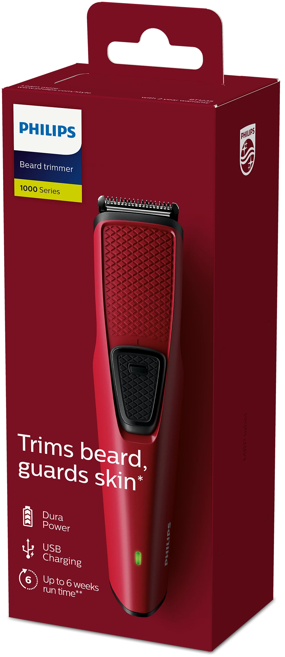 PHILIPS BT1235/15 TRIMMER FOR BEARD - SELF SHARPENING BLADES