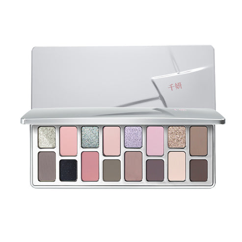 cheeryep (QIANYAN) 16-Color Natural Star Eye Shadow Palette - # 07 "Closer"