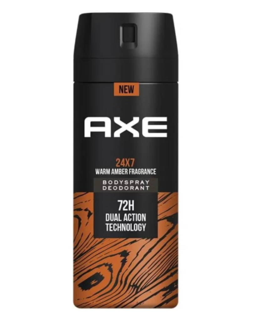 AXE Men's 24x7 Warm Amber Body Spray Deodorant (150 ml)