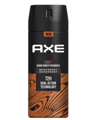 AXE Men's 24x7 Warm Amber Body Spray Deodorant (150 ml)