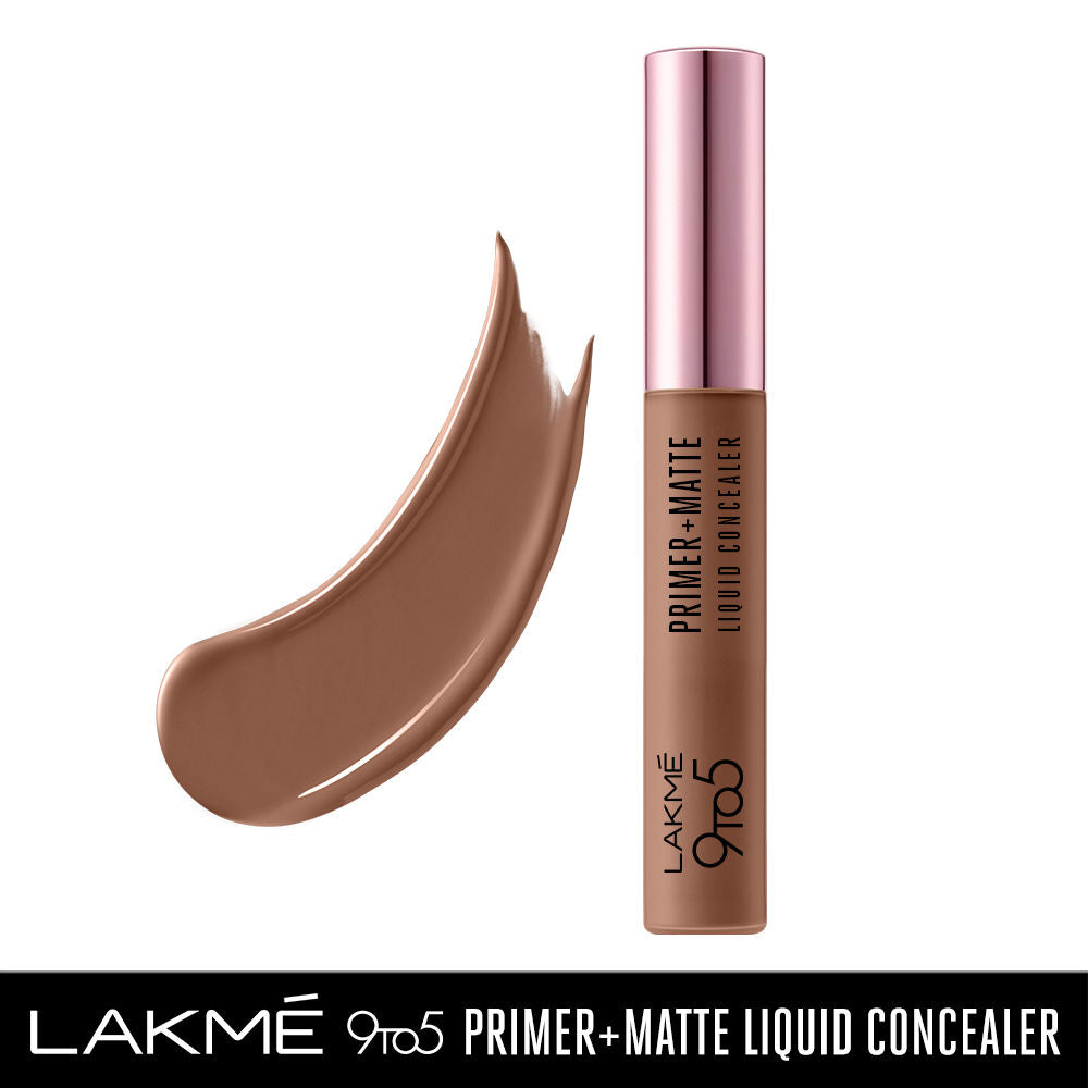 Lakme 9to5 Primer+Matte Liquid Concealer 39 Cocoa - 5.4 ml