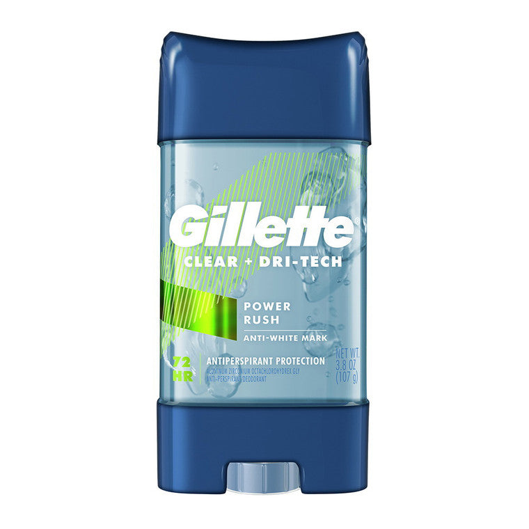 Gillette Clear Gel Power Rush Antiperspirant & Deodorant (3.8 oz / 107 g)