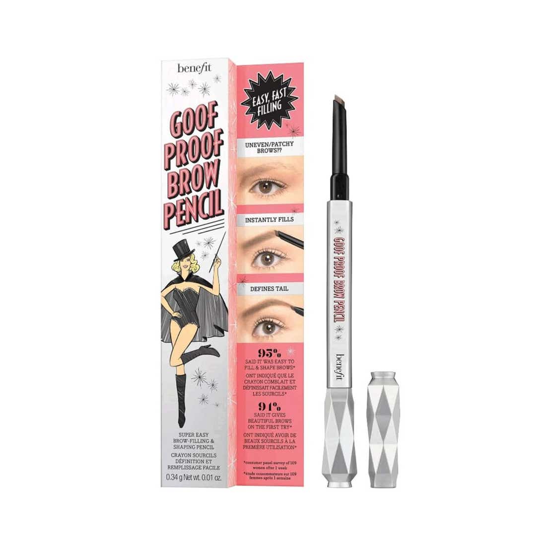 Benefit Cosmetics Goof Proof Brow Pencil in the shade 3.5 Medium