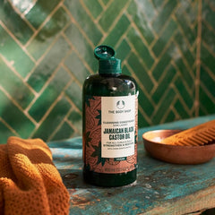 THE BODY SHOP CLEANSING COITIONER JAMAICANCASTOR OIL 400ML