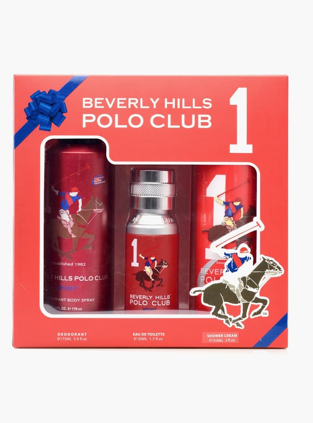 Beverly Hills Polo Club Sport No. 1 3-Piece Gift Set for Men