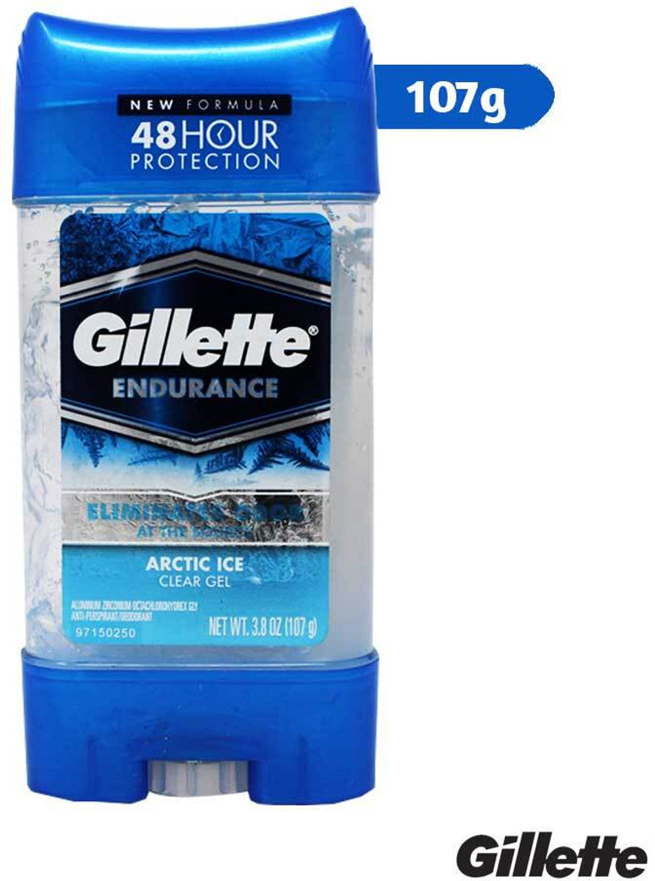 Gillette Endurance Arctic Ice Antiperspirant Deodorant Clear Gel (107g)