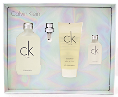 CK One by Calvin Klein 3.3 oz & 0.5 oz EDT Spray + 3.3 oz Body Wash. New SET