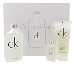CK One by Calvin Klein 3.3 oz & 0.5 oz EDT Spray + 3.3 oz Body Wash. New SET
