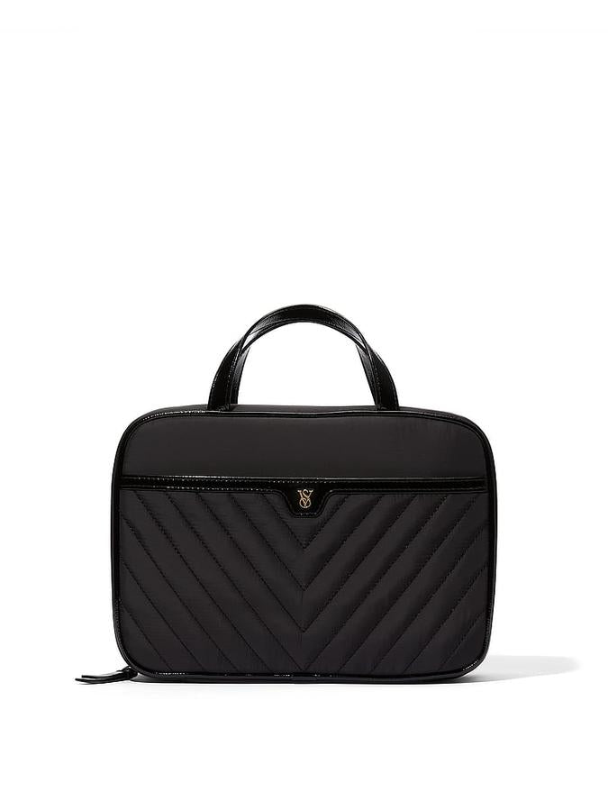 VICTORIAS SECRET TRAVEL TOILETRY BAG BLACK 11241162005J