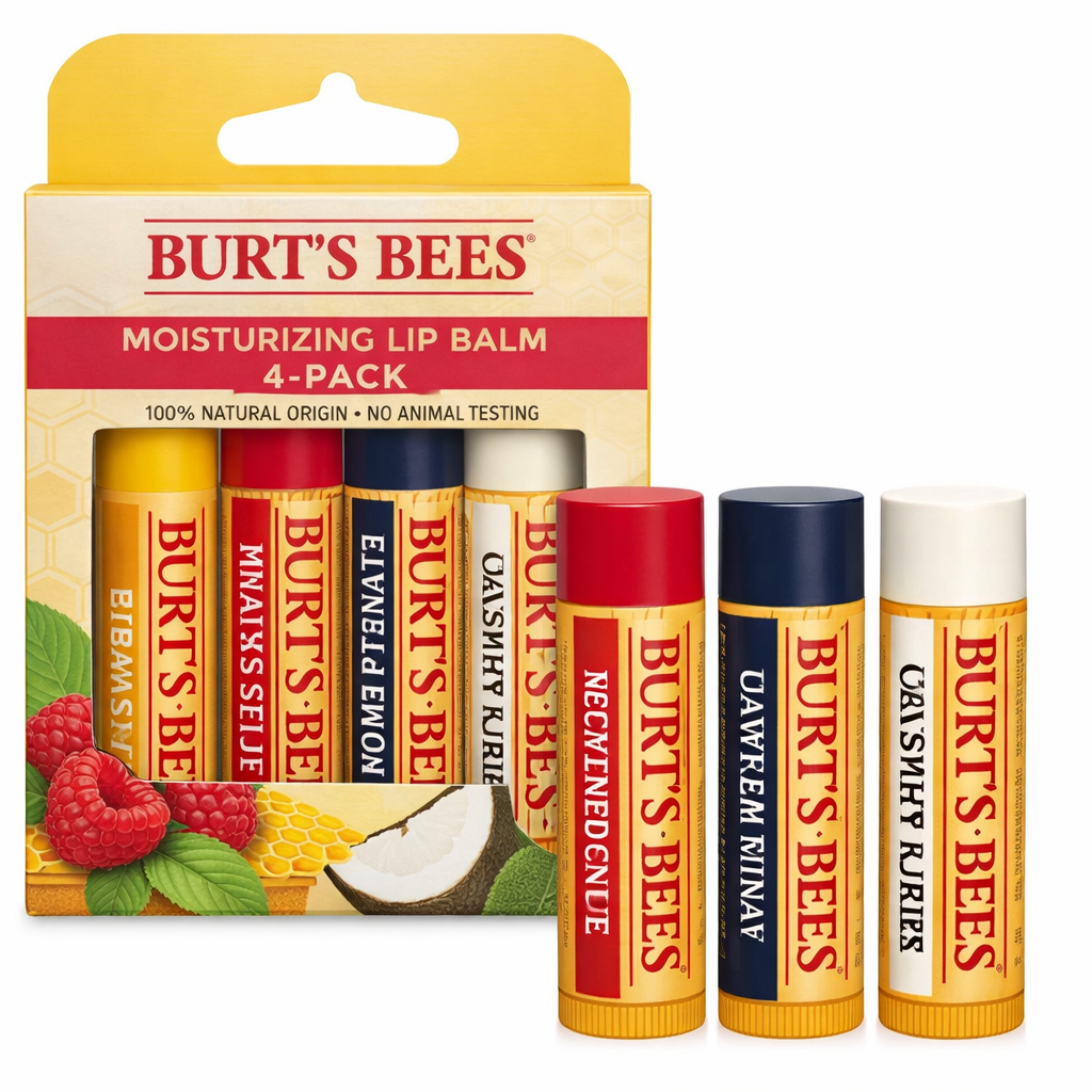 BURTS BEES MOISTURIZING LIP BALMS 4.25 - Kunchals
