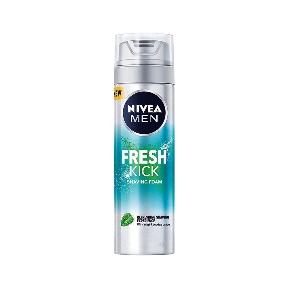 Nivea Men Fresh Kick Shaving Foam (200ml)