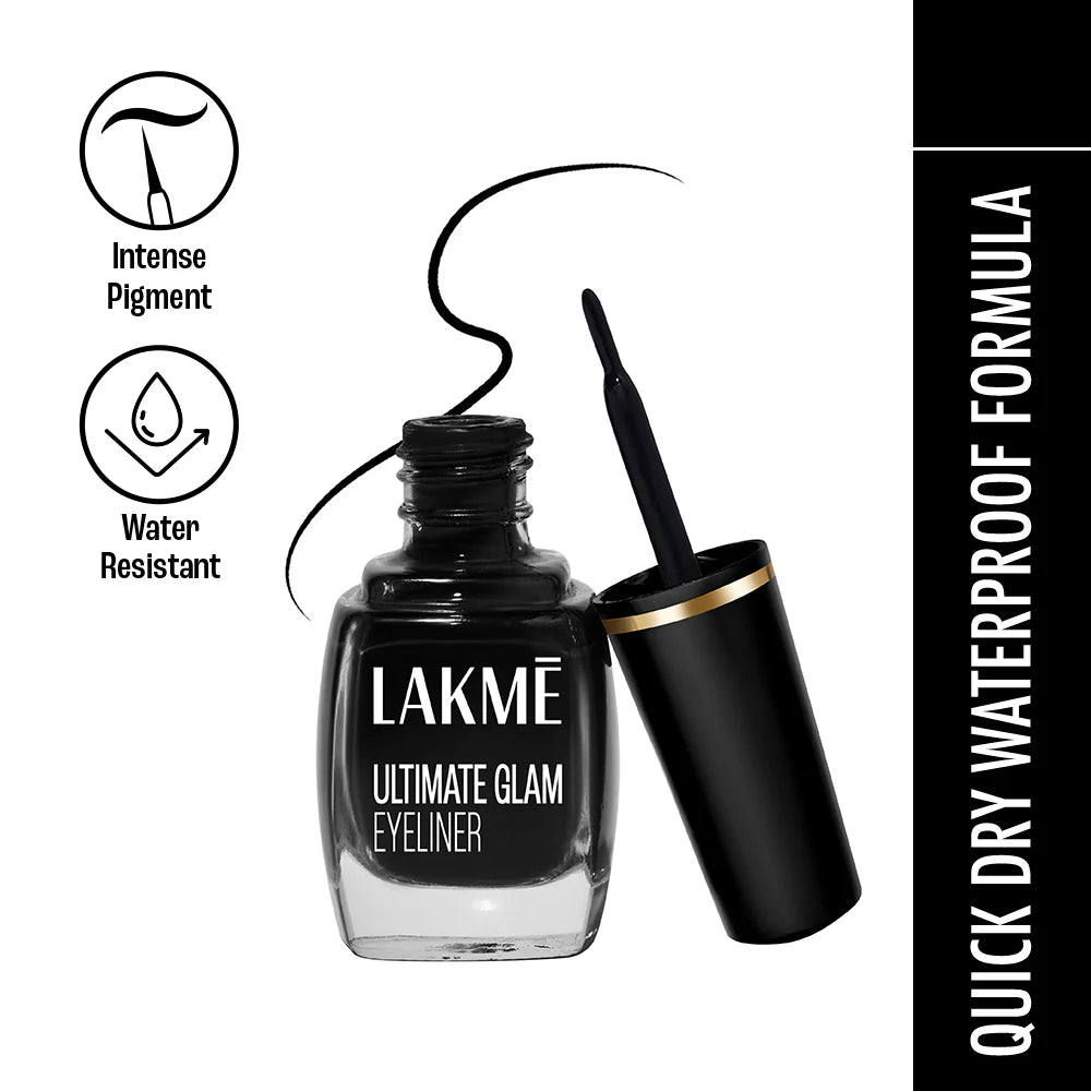 LAKME ULTIMATE GLAM EYELINER 9ML BLACK