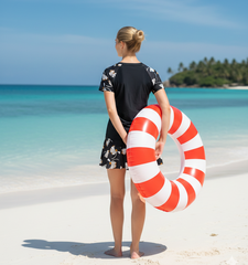 Midnight Petal Swim Set