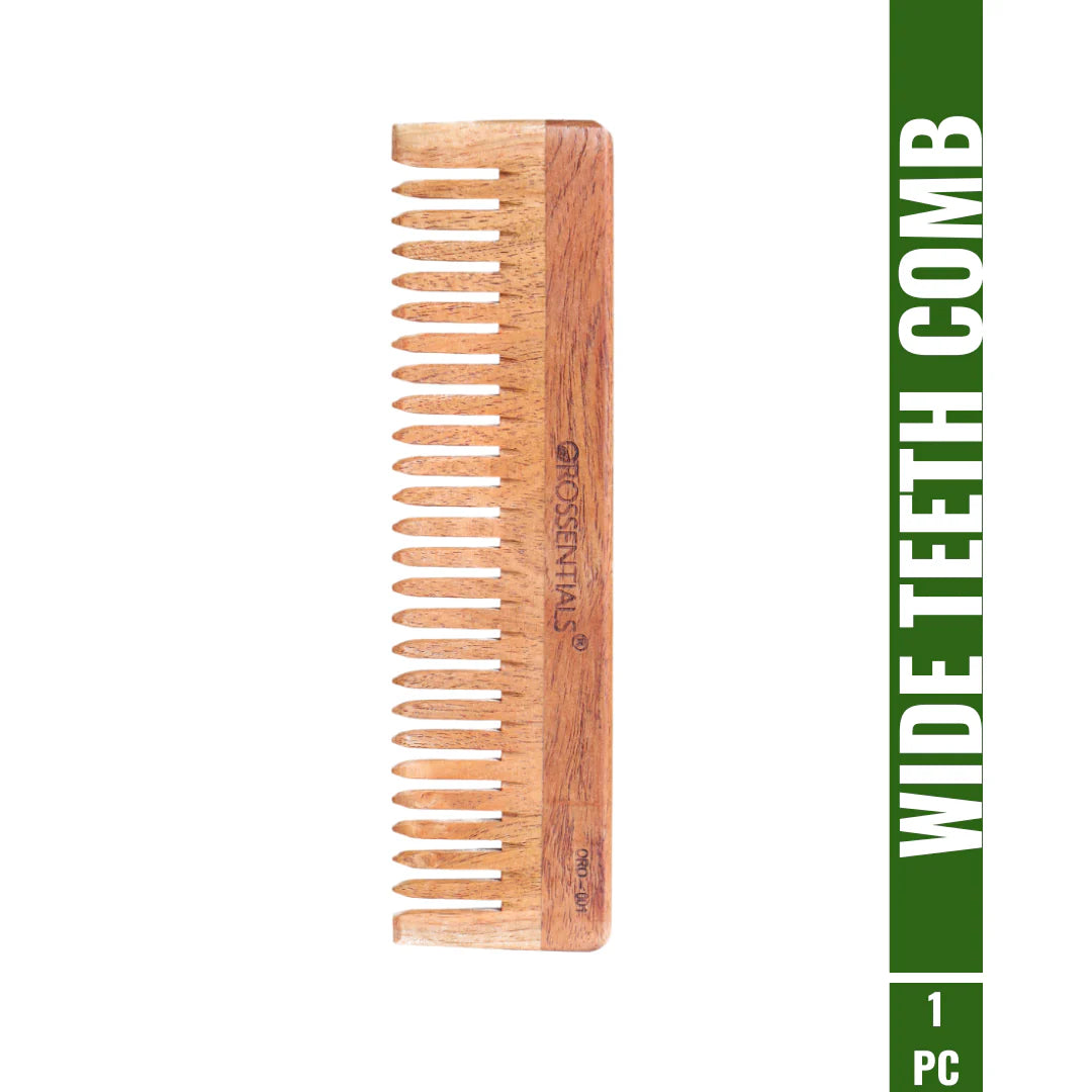 OROSSENTIALS KACCHI NEEM WOOD COMB ORO-008 - Kunchals