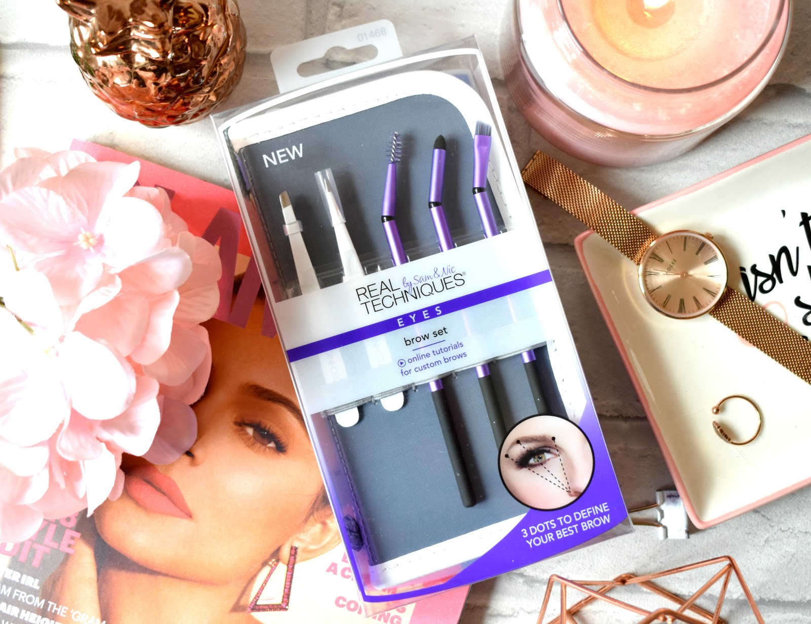 Real Techniques Eyes Brow Brush Set - 01468