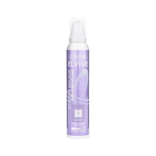 L'OREAL PARIS ELVIVE STYLISTE MOUSSE NON-STOP VOLUME 48H HOLD - 200 ML