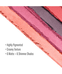 Lakme Absolute Infinity Eye Shadow Palette, Pink Paradise 12 g
