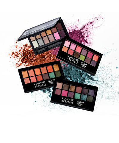 Lakme Absolute Infinity Eye Shadow Palette, Pink Paradise 12 g