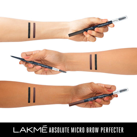 Lakme Absolute Micro Brow Perfecter, Charcoal