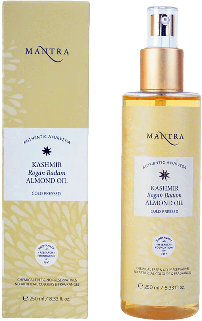 Mantra Herbal Kashmir Rogan Badam Almond Oil (Cold Pressed) - 250ml