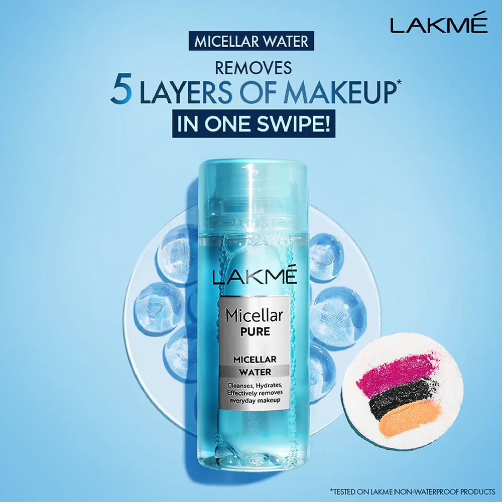 LAKME MICELLAR PURE WATER MAKEUP REMOVER 100ML